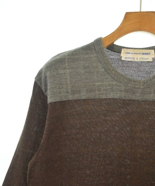 COMME des GARCONS SHIRT（コムデギャルソンシャツ）ニット・セーター 茶 サイズ:M メンズ/2200621171068