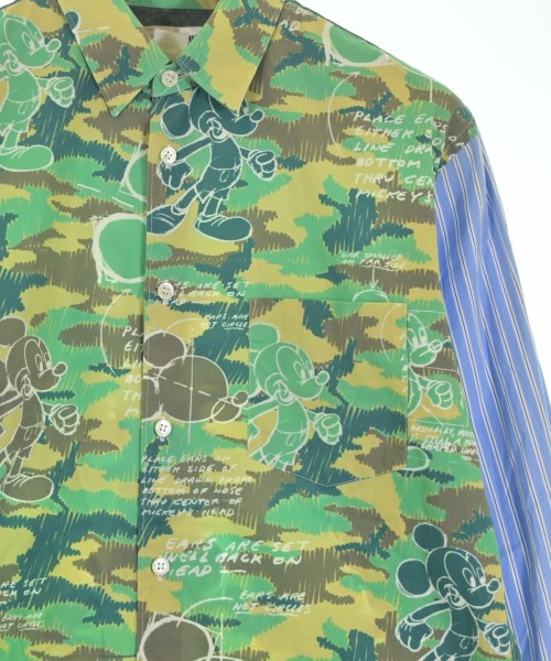 COMME des GARCONS SHIRT（コムデギャルソンシャツ）カジュアルシャツ 緑 サイズ:XS メンズ/2200621416091