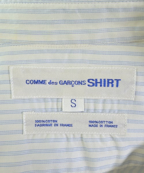 COMME des GARCONS SHIRT（コムデギャルソンシャツ）カジュアルシャツ 白 サイズ:S メンズ/2200636342040