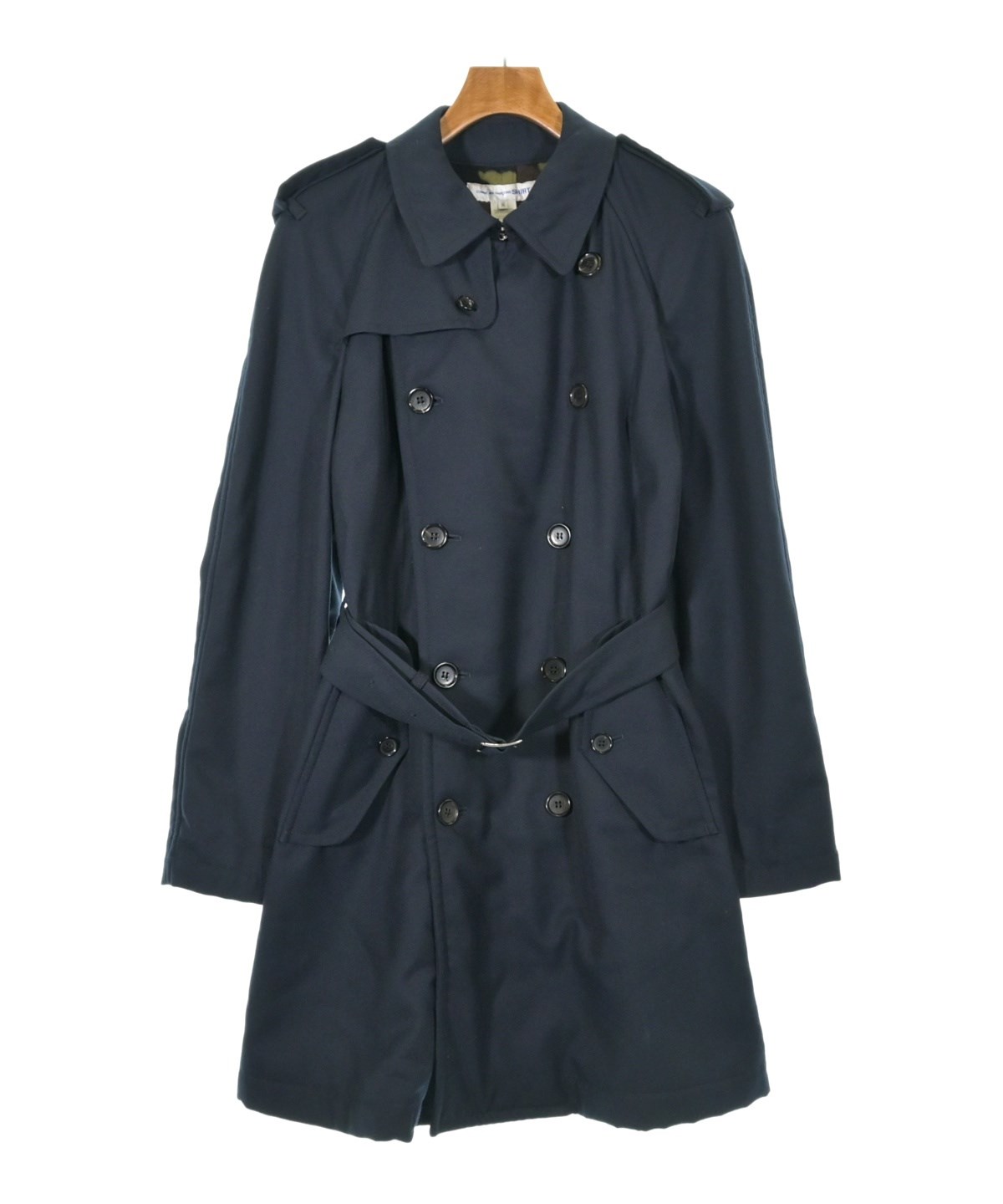 COMME des GARCONS SHIRT（コムデギャルソンシャツ）トレンチコート 紺