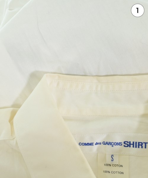 COMME des GARCONS SHIRT（コムデギャルソンシャツ）カジュアルシャツ 白 サイズ:S メンズ/2200636442092