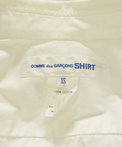 COMME des GARCONS SHIRT（コムデギャルソンシャツ）カジュアルシャツ 白 サイズ:XS メンズ/2200623320075