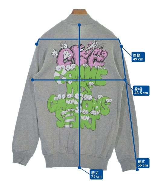 COMME des GARCONS SHIRT（コムデギャルソンシャツ）スウェット グレー サイズ:L メンズ/2200622386140