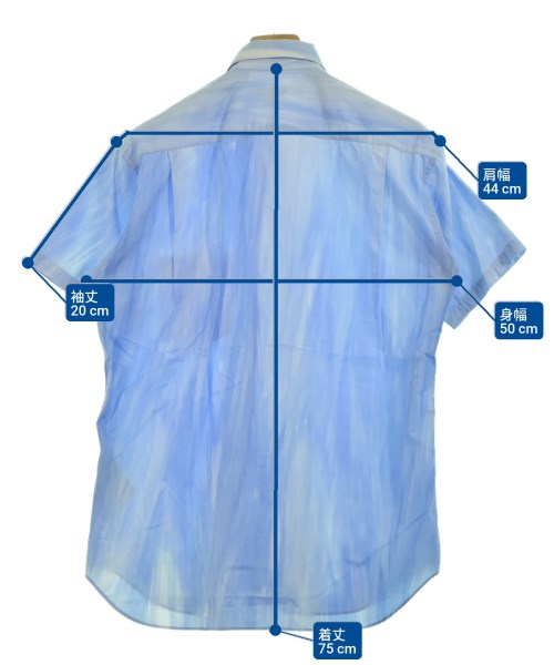 COMME des GARCONS SHIRT（コムデギャルソンシャツ）カジュアルシャツ 青 サイズ:S メンズ/2200609208076