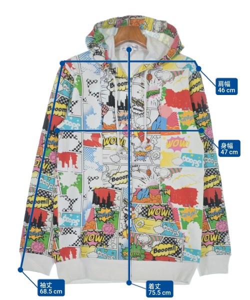 COMME des GARCONS SHIRT（コムデギャルソンシャツ）パーカー 白 サイズ:L メンズ/2200609208380