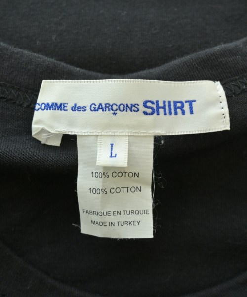 COMME des GARCONS SHIRT（コムデギャルソンシャツ）Tシャツ・カットソー 黒 サイズ:L メンズ/2200609208519