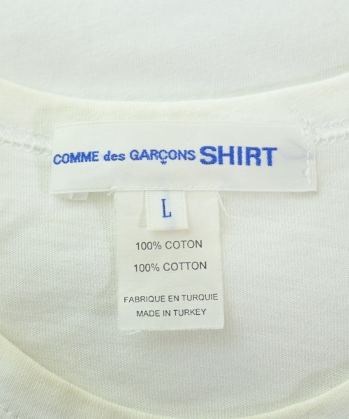 COMME des GARCONS SHIRT（コムデギャルソンシャツ）Tシャツ・カットソー 白 サイズ:L メンズ/2200609208540