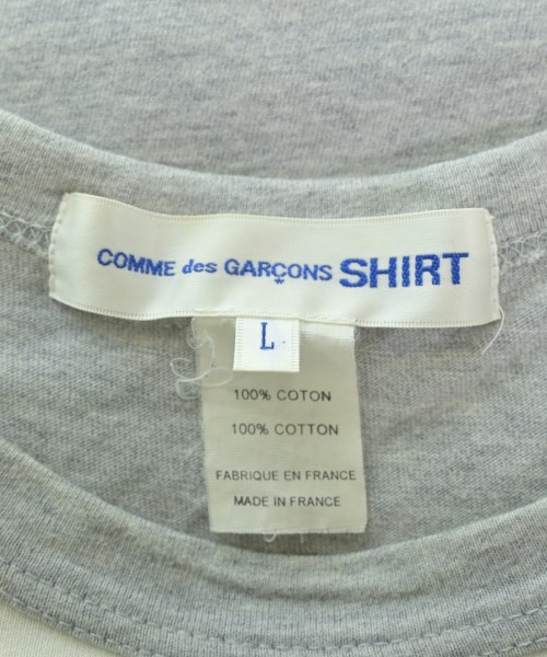 COMME des GARCONS SHIRT（コムデギャルソンシャツ）Tシャツ・カットソー グレー サイズ:L メンズ/2200609208564