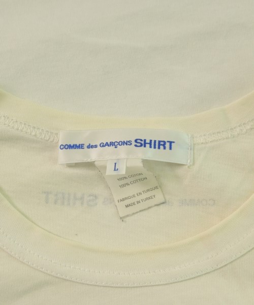 COMME des GARCONS SHIRT（コムデギャルソンシャツ）Tシャツ・カットソー 白 サイズ:L メンズ/2200609208663