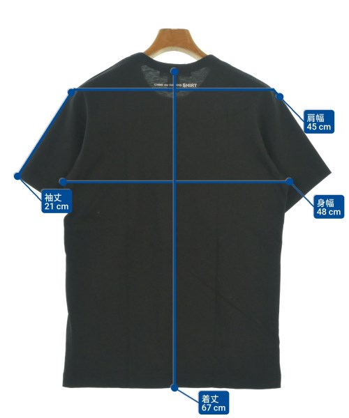 COMME des GARCONS SHIRT（コムデギャルソンシャツ）Tシャツ・カットソー 黒 サイズ:M メンズ/2200609208687