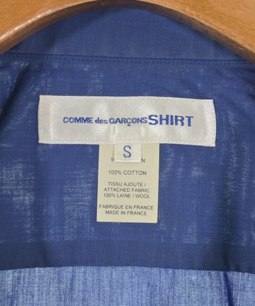COMME des GARCONS SHIRT（コムデギャルソンシャツ）カジュアルシャツ 青 サイズ:S メンズ/2200638486285
