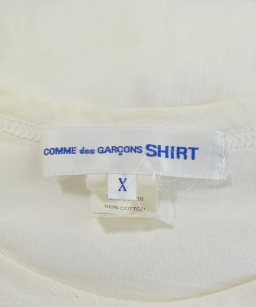 COMME des GARCONS SHIRT（コムデギャルソンシャツ）Tシャツ・カットソー 白 サイズ:X(M位) メンズ/2200638486308