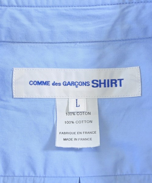 COMME des GARCONS SHIRT（コムデギャルソンシャツ）カジュアルシャツ 青 サイズ:L メンズ/2200638954029