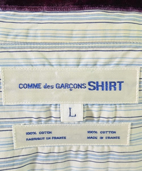 COMME des GARCONS SHIRT（コムデギャルソンシャツ）カジュアルシャツ 白 サイズ:L メンズ/2200639018072