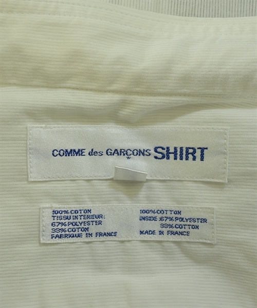 COMME des GARCONS SHIRT（コムデギャルソンシャツ）カジュアルシャツ 白 サイズ:M メンズ/2200639018089