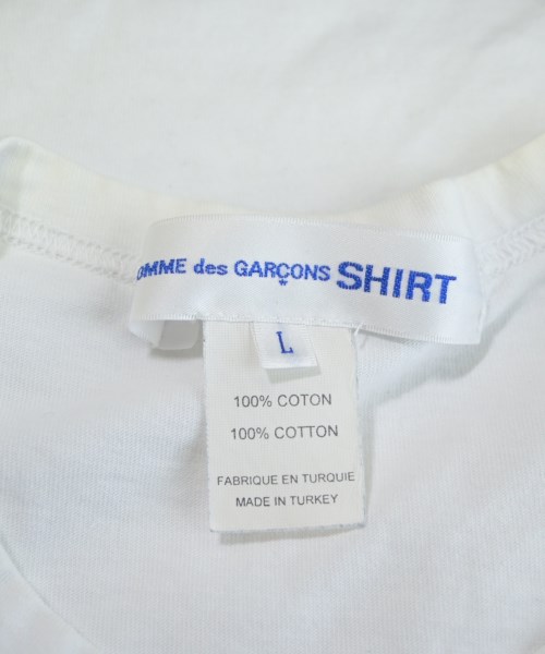 COMME des GARCONS SHIRT（コムデギャルソンシャツ）Tシャツ・カットソー 白 サイズ:L レディース/2200639450032