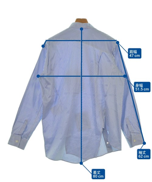 COMME des GARCONS SHIRT（コムデギャルソンシャツ）カジュアルシャツ 青 サイズ:M メンズ/2200626115180