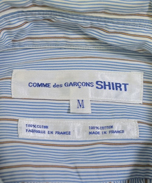 COMME des GARCONS SHIRT（コムデギャルソンシャツ）カジュアルシャツ 青 サイズ:M メンズ/2200640325022