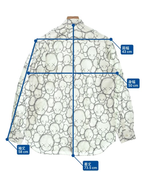 COMME des GARCONS SHIRT（コムデギャルソンシャツ）カジュアルシャツ 白 サイズ:S メンズ/2200639363073