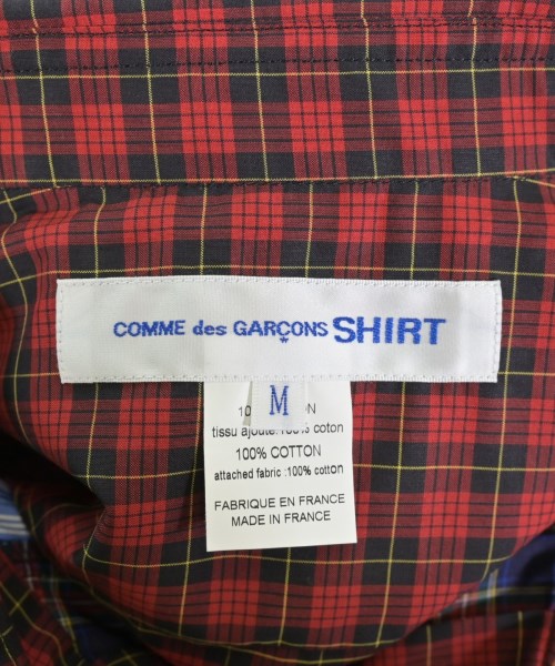 COMME des GARCONS SHIRT（コムデギャルソンシャツ）カジュアルシャツ 赤 サイズ:M メンズ/2200641345067
