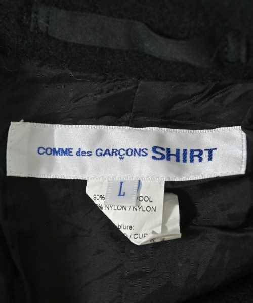 COMME des GARCONS SHIRT（コムデギャルソンシャツ）チェスターコート 黒 サイズ:L メンズ/2200641739026