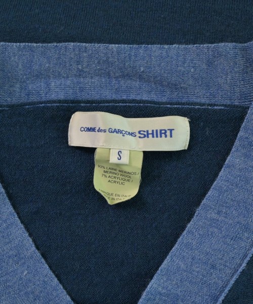 COMME des GARCONS SHIRT（コムデギャルソンシャツ）カーディガン 青 サイズ:S メンズ/2200631952046