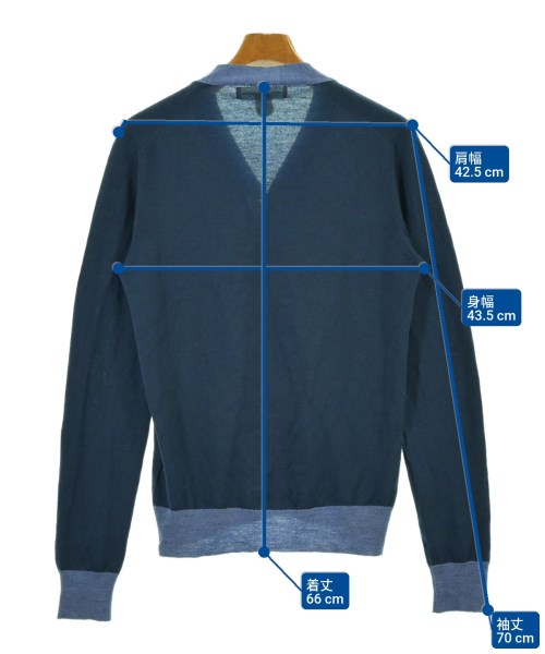 COMME des GARCONS SHIRT（コムデギャルソンシャツ）カーディガン 青 サイズ:S メンズ/2200631952046