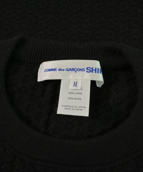 COMME des GARCONS SHIRT（コムデギャルソンシャツ）ニット・セーター 黒 サイズ:M メンズ/2200626328139