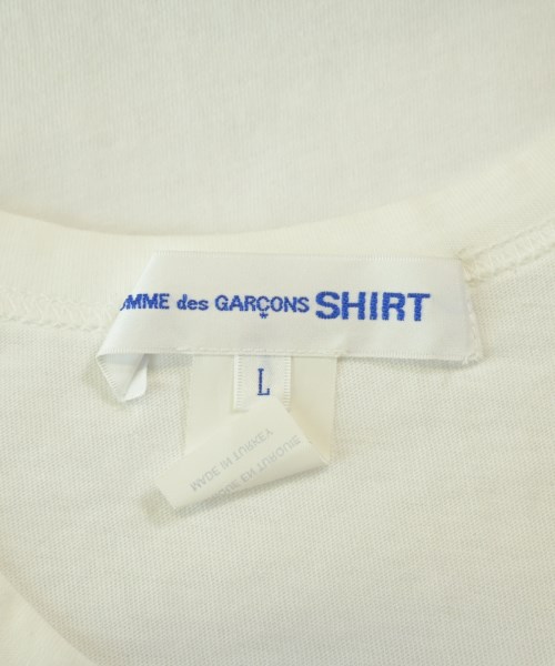 COMME des GARCONS SHIRT（コムデギャルソンシャツ）Tシャツ・カットソー 白 サイズ:L メンズ/2200642950031