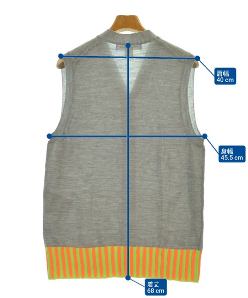 COMME des GARCONS SHIRT（コムデギャルソンシャツ）ニット・セーター グレー サイズ:M メンズ/2200643756069