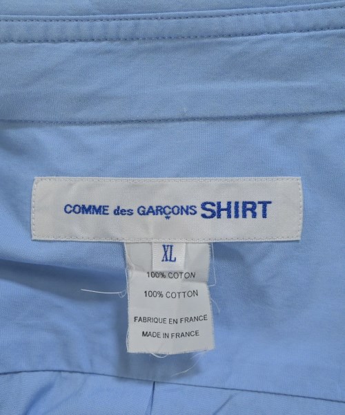 COMME des GARCONS SHIRT（コムデギャルソンシャツ）カジュアルシャツ 青 サイズ:XL メンズ/2200643898028