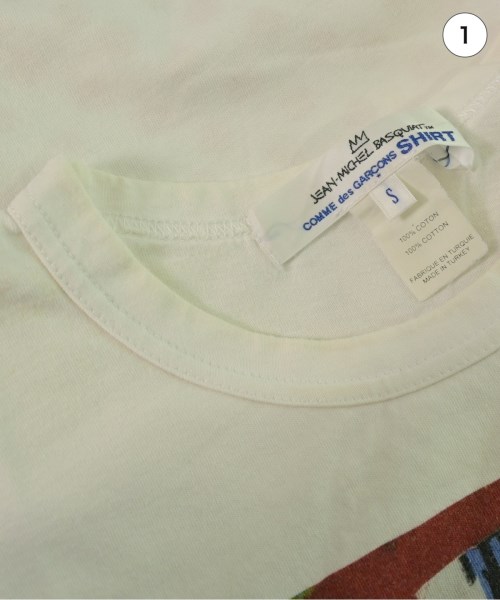 COMME des GARCONS SHIRT（コムデギャルソンシャツ）Tシャツ・カットソー 白 サイズ:S メンズ/2200644051064