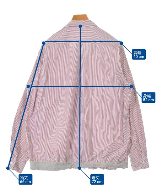 COMME des GARCONS SHIRT（コムデギャルソンシャツ）カジュアルシャツ 赤 サイズ:M メンズ/2200644195034