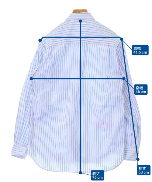 COMME des GARCONS SHIRT（コムデギャルソンシャツ）カジュアルシャツ 青 サイズ:S メンズ/2200644228022