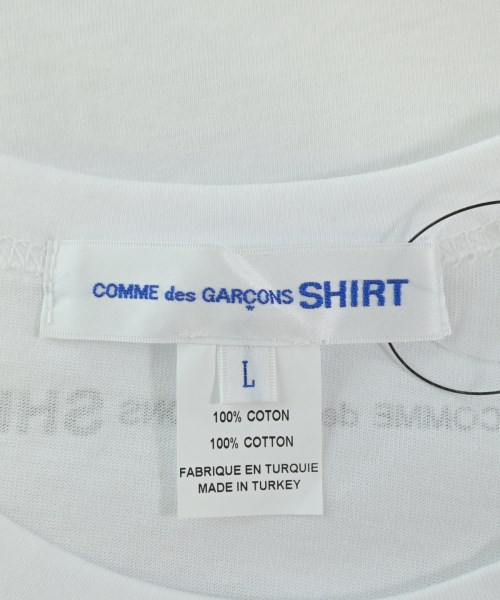 COMME des GARCONS SHIRT（コムデギャルソンシャツ）Tシャツ・カットソー 白 サイズ:L メンズ/2200547854168