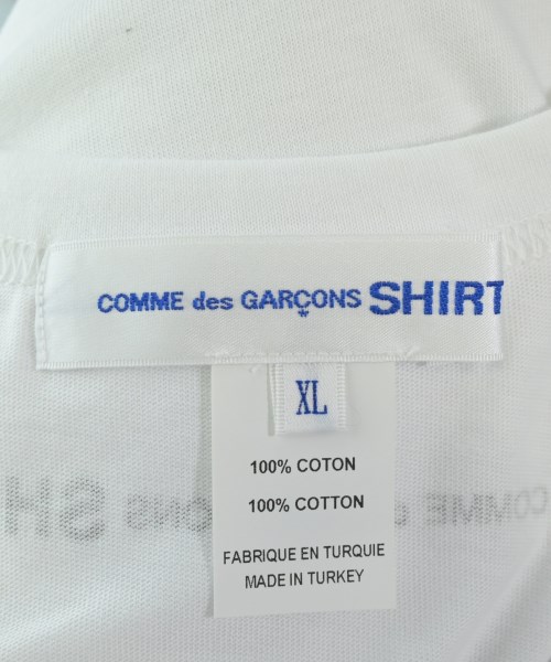 COMME des GARCONS SHIRT（コムデギャルソンシャツ）Tシャツ・カットソー 白 サイズ:XL メンズ/2200550338044