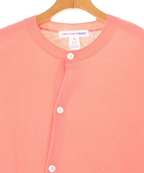 COMME des GARCONS SHIRT（コムデギャルソンシャツ）カーディガン ピンク サイズ:XL メンズ/2200552424189