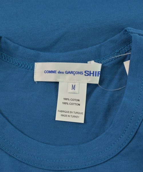 COMME des GARCONS SHIRT（コムデギャルソンシャツ）Tシャツ・カットソー 青 サイズ:M メンズ/2200620393430