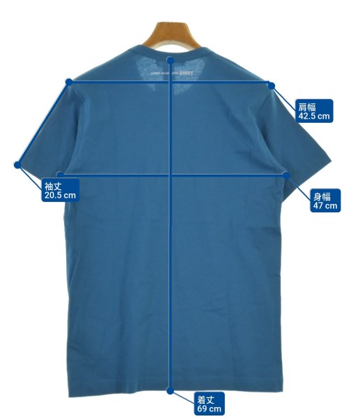 COMME des GARCONS SHIRT（コムデギャルソンシャツ）Tシャツ・カットソー 青 サイズ:M メンズ/2200620393430