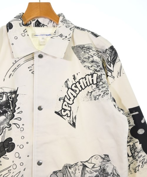COMME des GARCONS SHIRT（コムデギャルソンシャツ）ブルゾン 白 サイズ:L メンズ/2200620869034