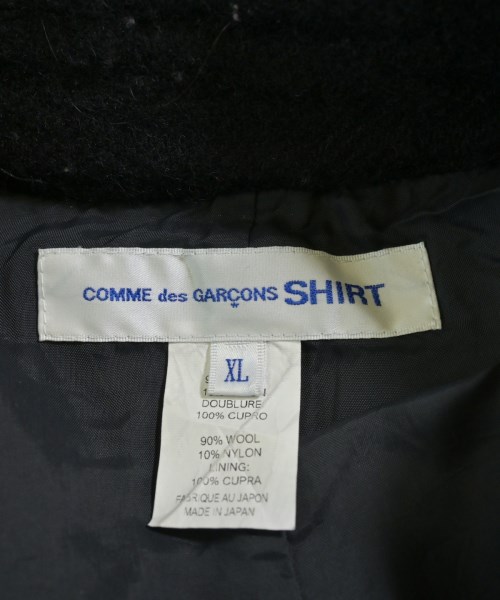COMME des GARCONS SHIRT（コムデギャルソンシャツ）ピーコート 黒 サイズ:XL メンズ/2200621926033
