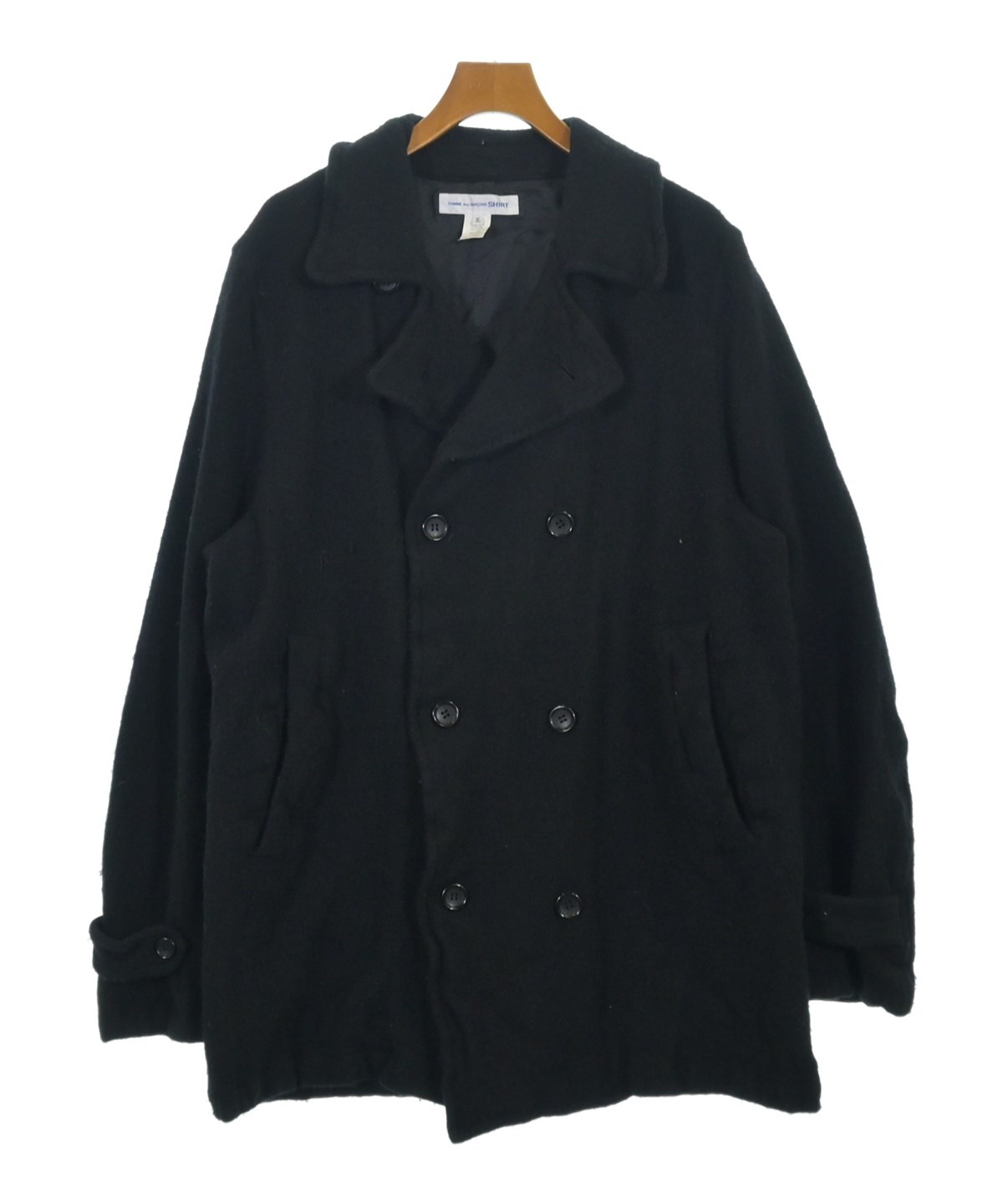 COMME des GARCONS SHIRT（コムデギャルソンシャツ）ピーコート 黒