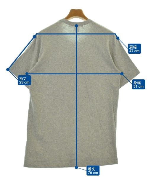 COMME des GARCONS SHIRT（コムデギャルソンシャツ）Tシャツ・カットソー グレー サイズ:XL メンズ/2200621926101