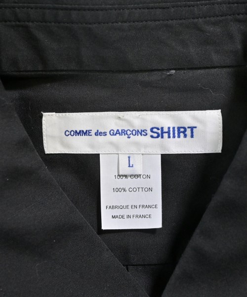 COMME des GARCONS SHIRT（コムデギャルソンシャツ）カジュアルシャツ 黒 サイズ:L メンズ/2200621926118