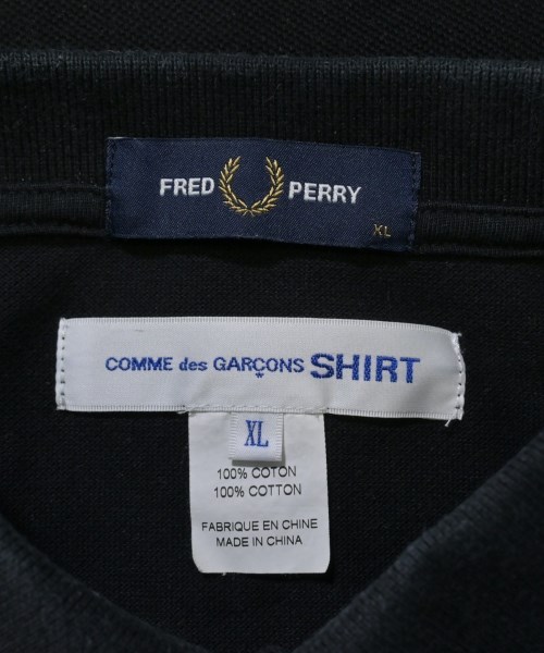 COMME des GARCONS SHIRT（コムデギャルソンシャツ）ポロシャツ 黒 サイズ:XL メンズ/2200623206140