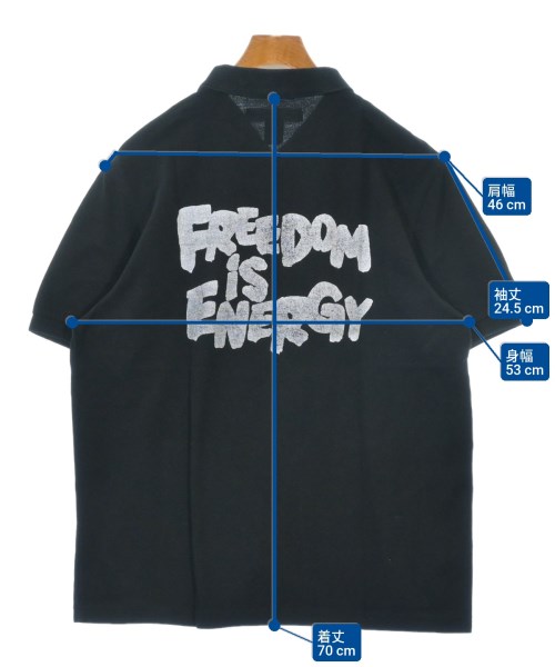 COMME des GARCONS SHIRT（コムデギャルソンシャツ）ポロシャツ 黒 サイズ:XL メンズ/2200623206140