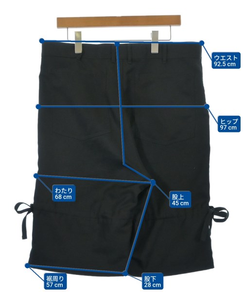 COMME des GARCONS SHIRT（コムデギャルソンシャツ）ショートパンツ 黒 サイズ:M メンズ/2200623296011