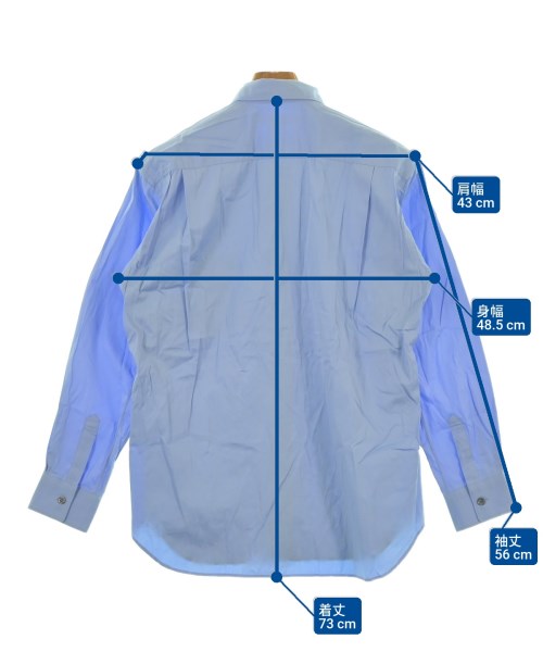 COMME des GARCONS SHIRT（コムデギャルソンシャツ）カジュアルシャツ 青 サイズ:XS メンズ/2200623811122