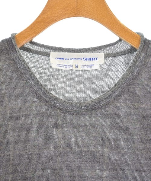 COMME des GARCONS SHIRT（コムデギャルソンシャツ）ニット・セーター グレー サイズ:M メンズ/2200623870020