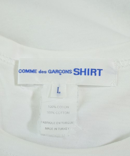 COMME des GARCONS SHIRT（コムデギャルソンシャツ）Tシャツ・カットソー 白 サイズ:L メンズ/2200617621034